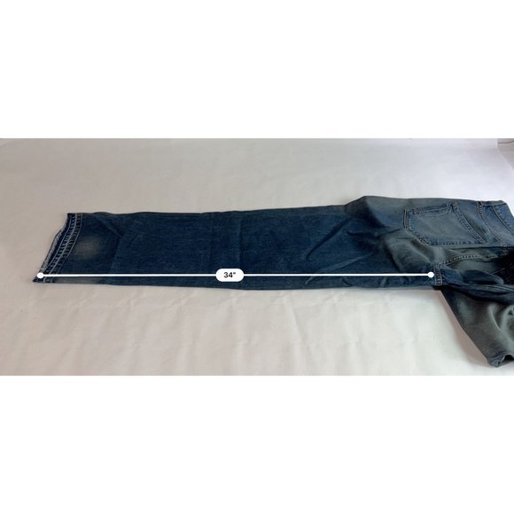 NWT Cotton Citizen Mila Jeans in Palm Coated Blue Denim - Picture 6 of 8